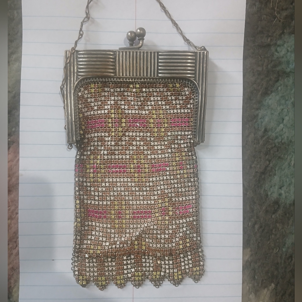 Whiting & Davis Vintage Chainmail Evening Bag